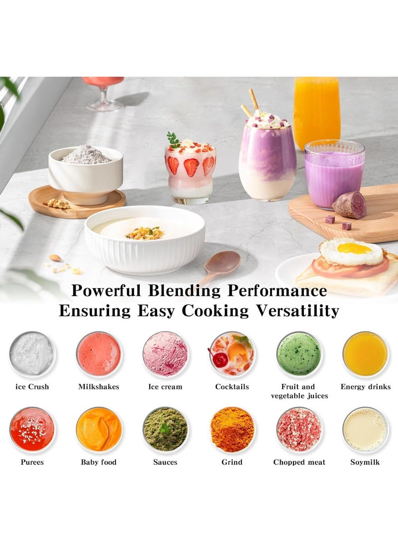 HOTOR Smart Blender Smoothie Maker,1.65L Professional Blenders,Food Processor,Baby Food Blender with Heating Function Timer for Crushing Ice,Soup, Fruit, Vegetable,Soybean Milk,Coffee - Image 3